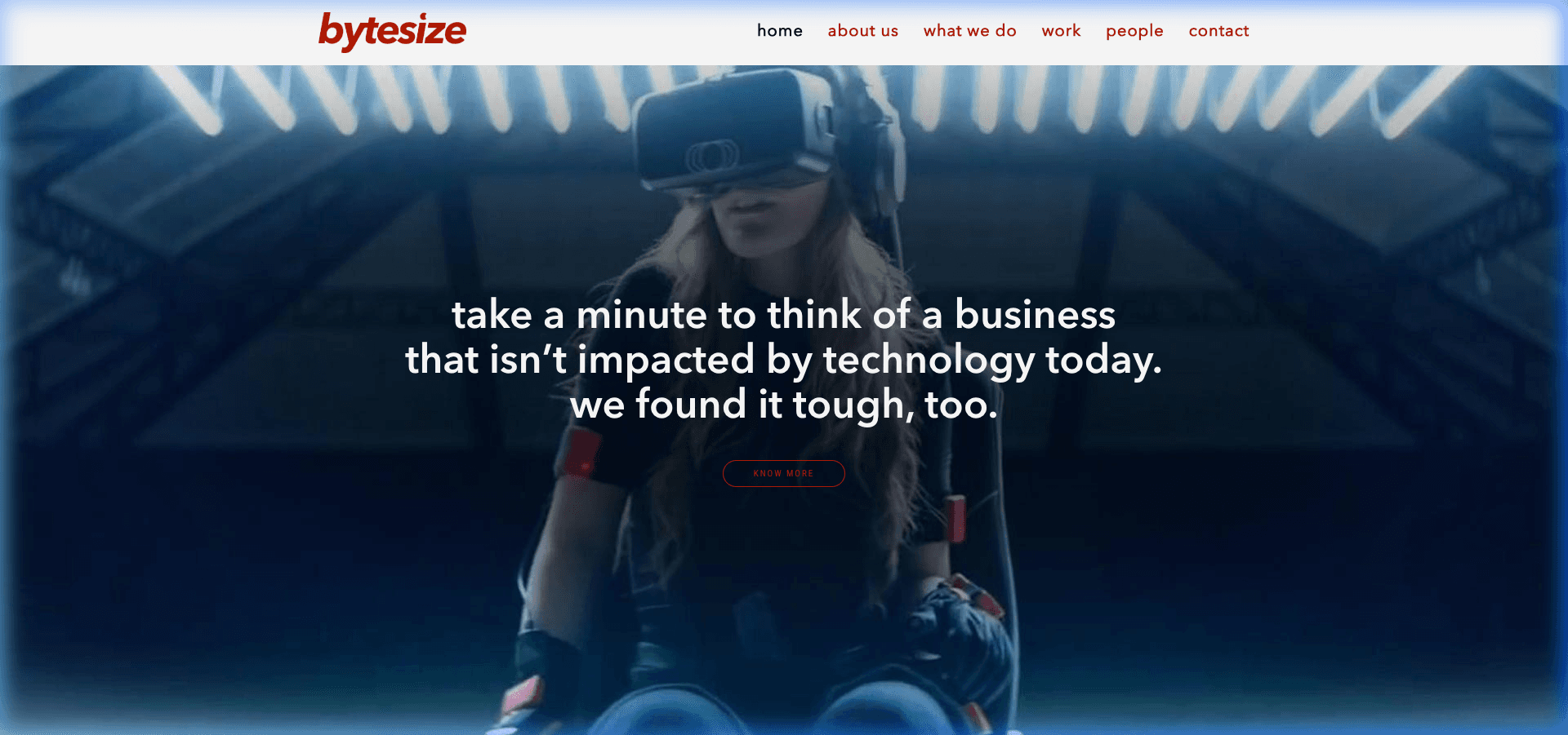 Bytesize website screenshot